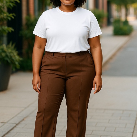 fraser Pants - Fraser Elegant Brown Women's Trousers